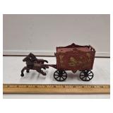 Vtg Horse Drawn Lion Cage