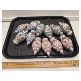 (12) Bradford Edition Porcelain Ornaments