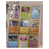 Pokï¿½mon Trading Cards in Binder