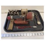 Vintage Items- Including Flashlight, Westclox