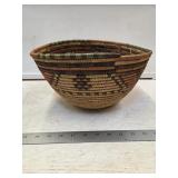 Handwoven Coiled Grass Hausa Basket