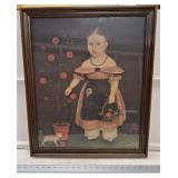 John Bradley Spring Girl- Framed