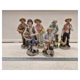 (6) Homco Figurines