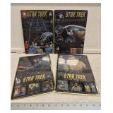 (4) Metal Star Trek Signs