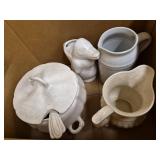 Box of China and Dishes- All Needs Cleaning/As