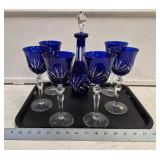 Bleikristall Decanter and Glasses- Made in