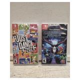 (2) Nintendo Switch Games- Dragons and Just Dance