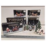 (5) Victorian Village Collectibles- Including