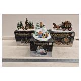(3) Victorian Village Collectibles- Including
