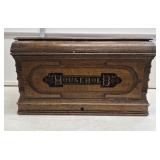 Amazing Antique Sewing Machine Cover- 'Household'