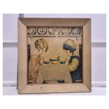 Framed Saying Grace By Jessie Willcox