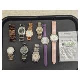 (9) Women's Fashion Watches