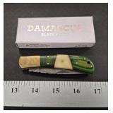 Damascus Blade Pocket Knife