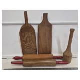 Wooden Kitchenalia- Including Rolling Pins