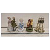 (3) Vintage Music Boxes and Seth Thomas Clock