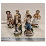 (6) Figurines- Including Homco