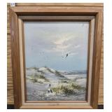 Framed Oil On Canvas- Signed- As Found