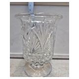 Cut Crystal Vase- Approx 10' Tall