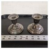 Sterling Candlesticks- Weighted