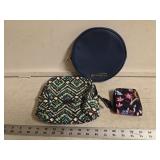 Vera Bradley Makeup Bag, Compact Holder and