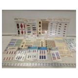 Qty of Vtg Model Decals and Paper Flags