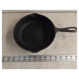 Cast Iron Skillet, marked 8' Skillet V