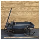 Vlue Wooden Wagon
