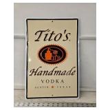 Tito's Handmade Vodka Metal Sign
