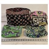 (5) Vera Bradley Purses and Makeup Bags- As Found