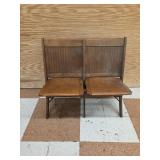 Antique Double Folding Chair