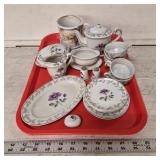 Qty Antique Dishes- Marked Made In Japan- As