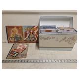 Box of Unused Greeting Cards and (3) Little