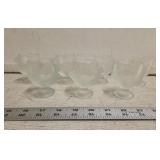 (7) Glass Egg Cups