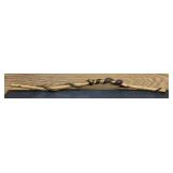 Hand Carved Walking Stick with Snake