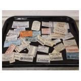 Vintage Bottle Advertising Labels