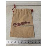 Harley Davidson Burlap Bag
