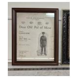 Framed Deal Old Pal of Mine