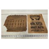 (2) Reproduction Signs/Papers