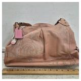 Coach Pink Flower Purse- Has Wear On Bottom
