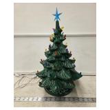 Ceramic Painted Christmas Tree- Approx 19' Tall