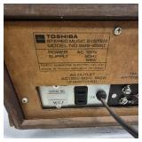 Vtg Toshiba Stereo Music System SMS-4550 with 8