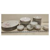 Vtg Carnation Fine China by Royal Court - Service