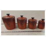 Vtg Aluminum Canister Set - needs cleaning
