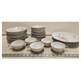 Vtg Carnation Fine China by Royal Court  -