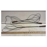 (3) Antique Rug Beaters