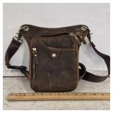 Brown Leather Crossbody Purse