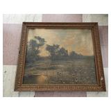 Old Print On Board- As Found/Needs Cleaning