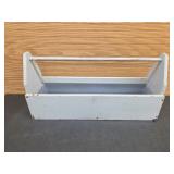 Light Blue Wooden Tool Caddy- 31' Long