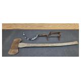 Tools- Axe and Hand Sickle