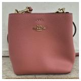 Coach Pink Leather Purse
